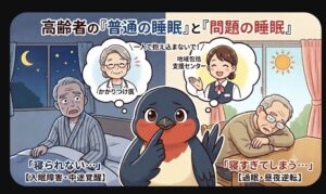 高齢者の睡眠 不眠と過眠の対照